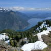 Top of the lightning peak leg of the Copper River Trail.