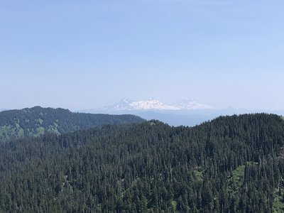 Three sisters in the distance