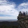 Hikers at the Pinnacle Outlook