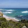 Gibson Beach viewed rom the top of the Gibson Steps at Twelve Apostles Marine NP