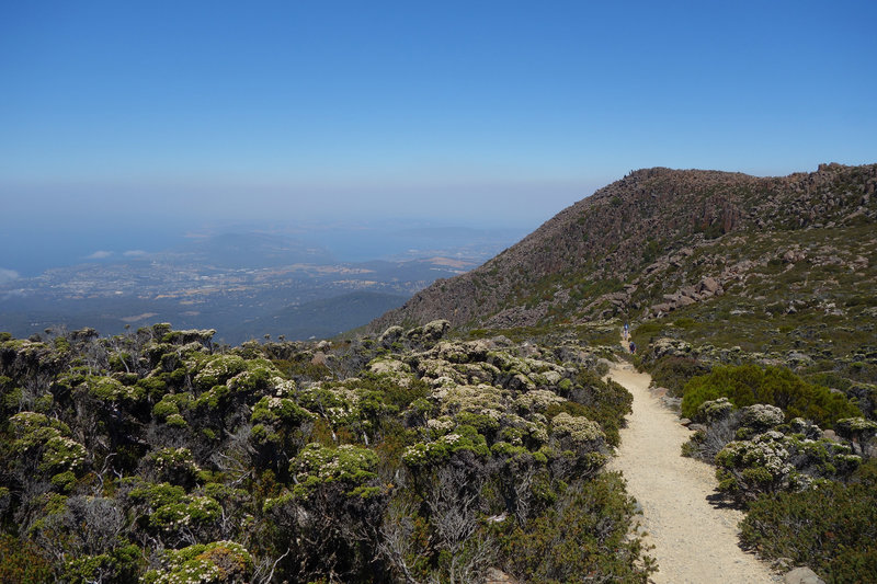 Looking down from near the top of the Zig Zag Track