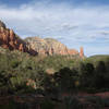 View east from the Courthouse Butte loop