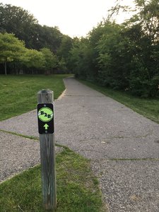 Gallup Park Pathway B2B trail.