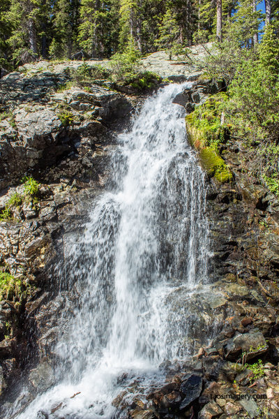 Williams Falls upper cascade.