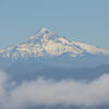 Mt. Hood trying to steal the show