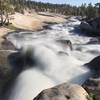 July flow of cascades coming out of Lake Vernon.