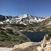 Worth the hike to get to this lake -- same trailhead as Mt. Massive, but lots of trees down made the hike a bit more challenging.