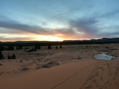 Great views from the top of the dunes!