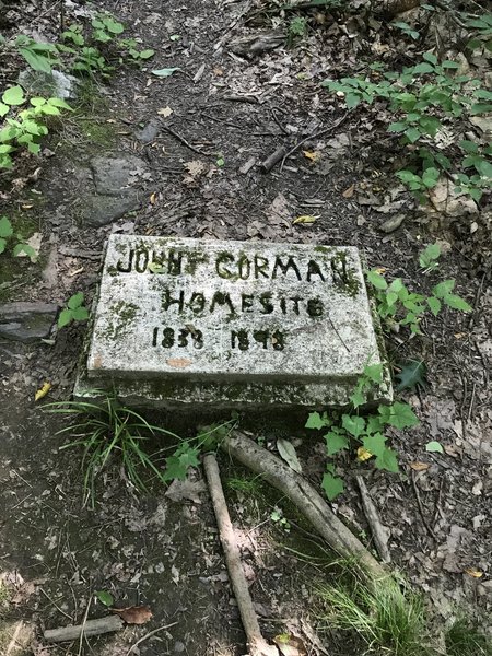 John Gorman cellar hole (1838 - 1898).