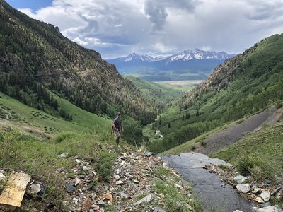 View of Wilson Peak.