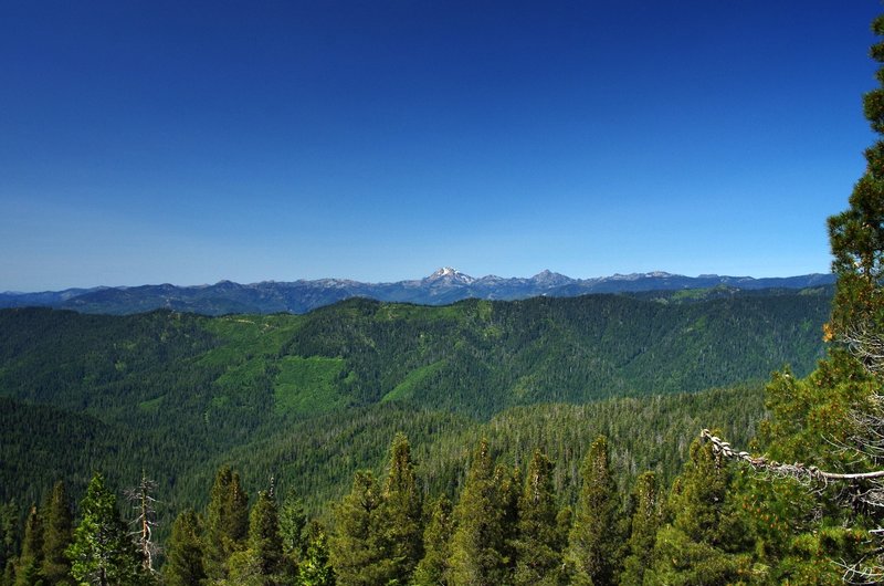 Looking west to Preston Peak in the Siskiyou Wilderness