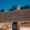 Continental Divide Trail (CDT) at Flora Peak, Colorado