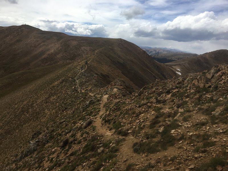 The exposed ridge line traverse.