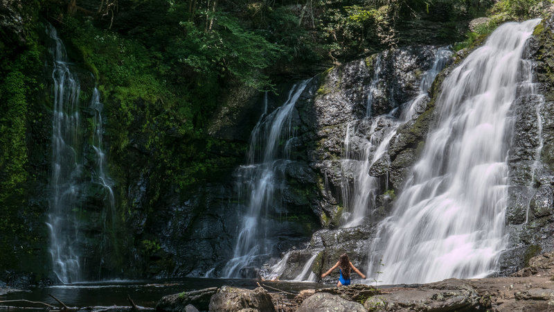 Raymondville Falls, The Lower Falls