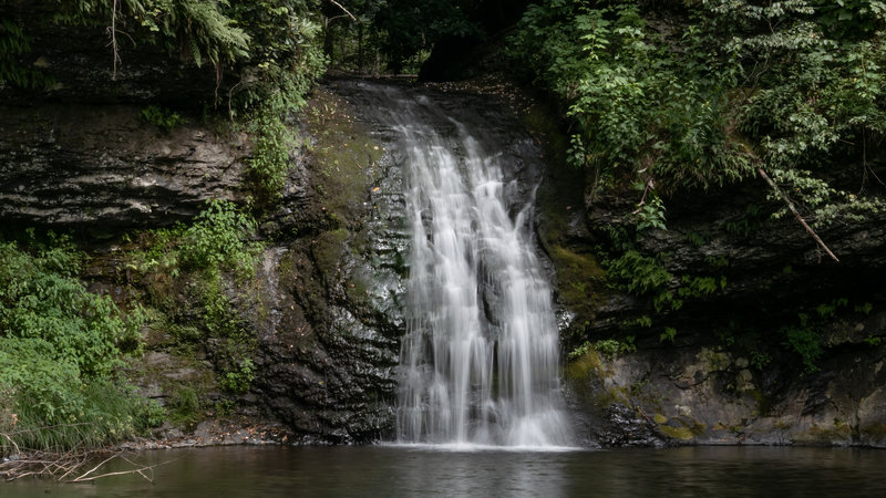 Tumbling waterfall.