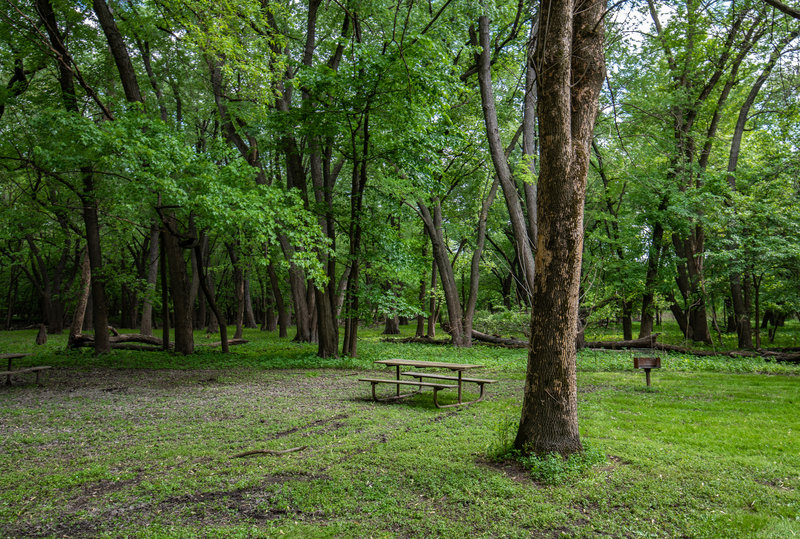 Picnic Island at Fort Snelling State Park, Minnesota