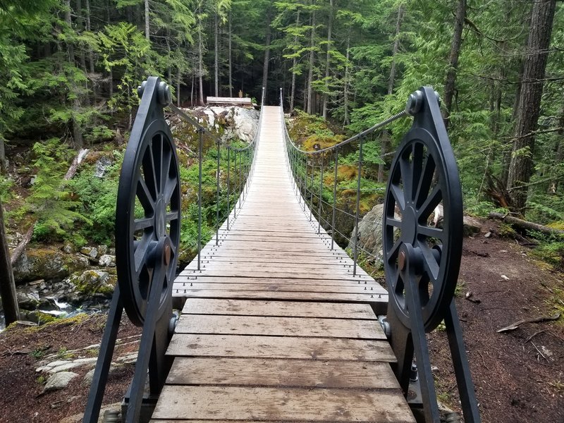 Suspension Bridge over Cheakamus River