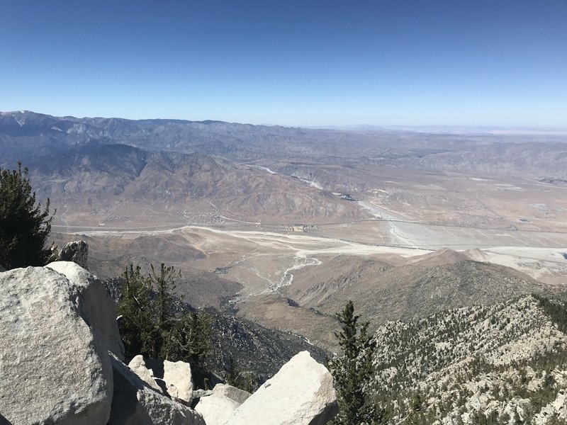 View from the summit, mid-July.