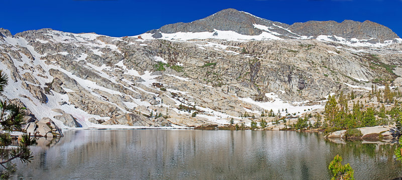 Upper Lady Lake and Madera Peak. More spectacular and better campsites than Lower Lady Lake.