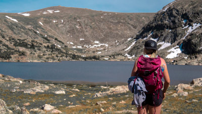 The summit of Emerald Lake. Well worth the extra miles if you have the time!