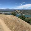 Lake Sonoma Marina and bridge.