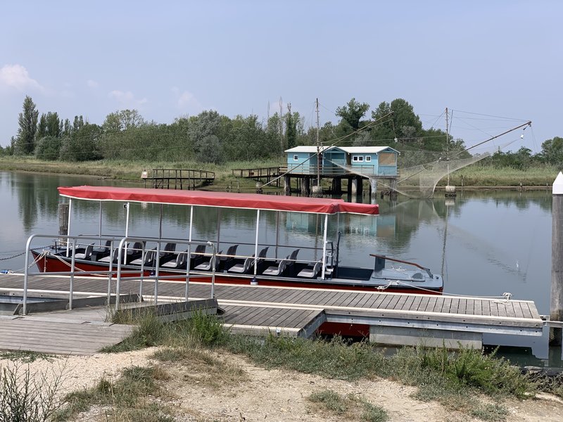 The boat to Isola degli Spinaroni.