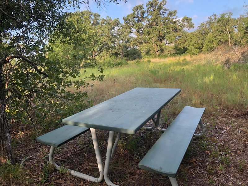 There is a picnic table on the trail if you would like to have a secluded meal.