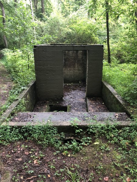 The old Duncan Creek Spring House.