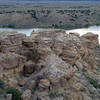 The end of the bluffs on the Arkansas Trail.