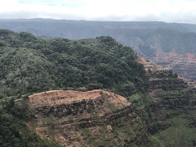 View of Canyon Trail from across the canyon.