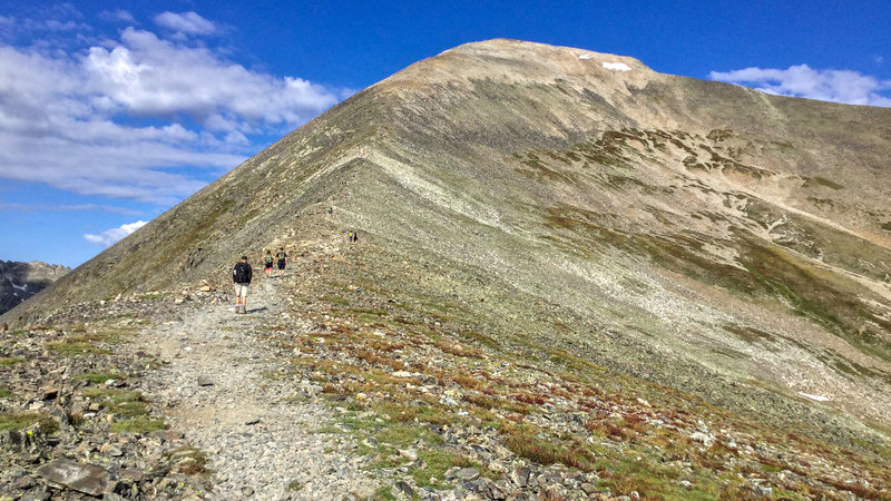 on Quandary Peak Trail