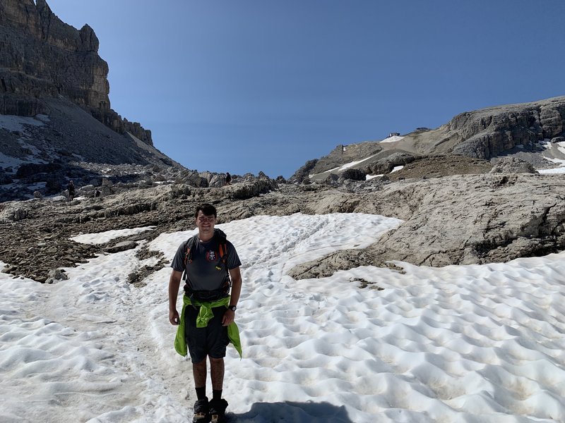 Rifugio Lagazuoi climb.