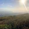 Summit photo looking west toward Pacific Ocean.