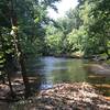 Calmer section of the river along the McKeldin Rapids Trail.