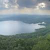 View of Lake Dunmore from the overlook