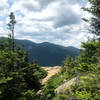 Trail to one of the lookout points on the way up Mt. Webster.