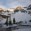 Lower Blue Lake in early July