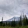 View of Mount Rainier from the Snow Lake trail.