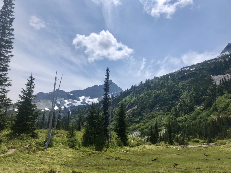 Halfway point to Snow Lake.