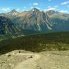 Climbing to the second Cavell Meadows viewpoint. The views are definitely worth the climb!