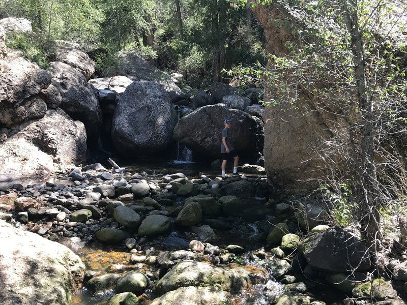 Side Creek on the hike.