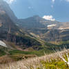 On your ascent to Siyeh Pass, you'll pass through an area burned a few years ago