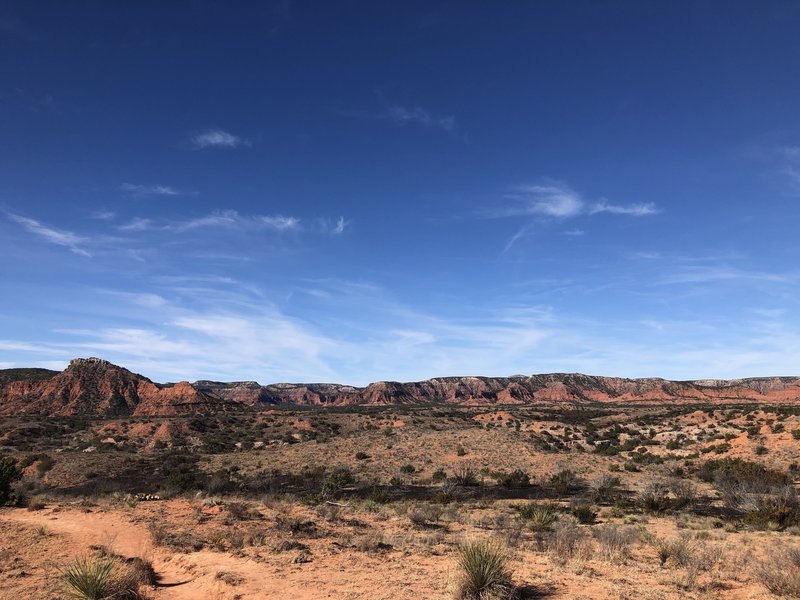 Lower Canyon Trail in Caprock Canyon.