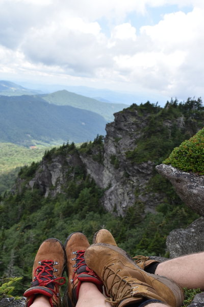 The beautiful view right after we climbed the final ladder!! Was a bit challenging trying to overcome my fear of heights but was definitely worth the views