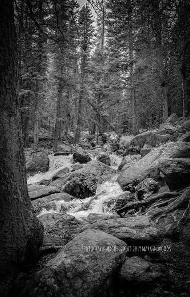 Longs Peak Trail, 10,150 feet, nice place to relax on your way up!