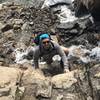 Top of the falls, final pitch to Sky Pond