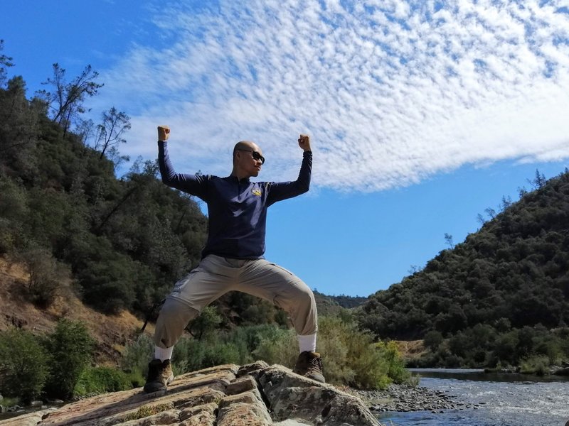 An enjoyable hike along the Middle fork of American River, with many great spots for fly fishing