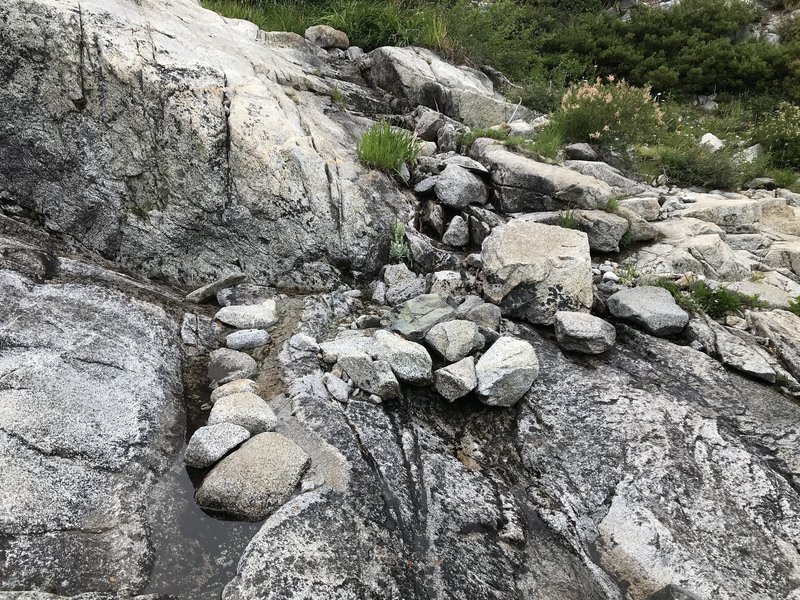 Creek crossing on Boulder Creek Lakes Trail