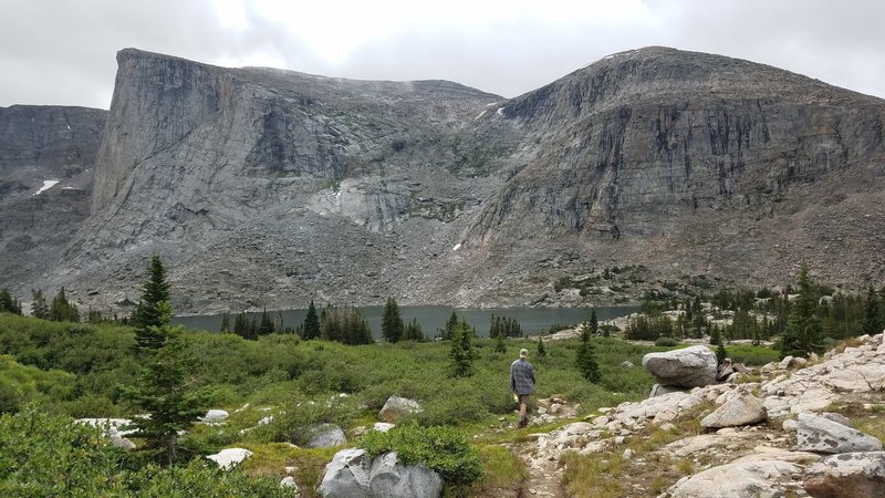 Reaching Lost Twin lakes