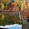 Devils Bathtub with autumn colors.